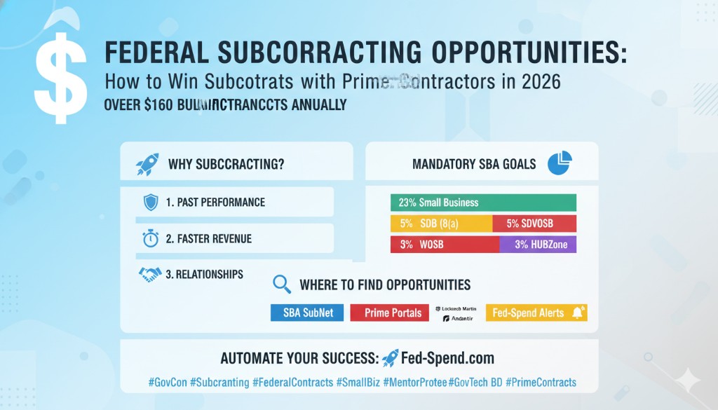 Federal Subcontracting Opportunities: How to Win Subcontracts with ...